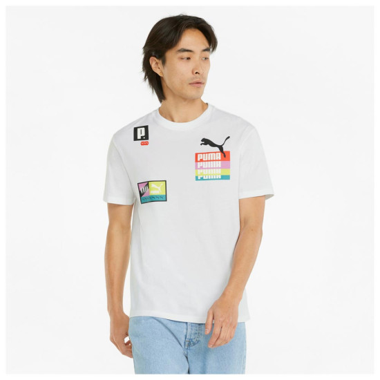 Puma Ανδρική κοντομάνικη μπλούζα Brand Love Multiplacement Tee